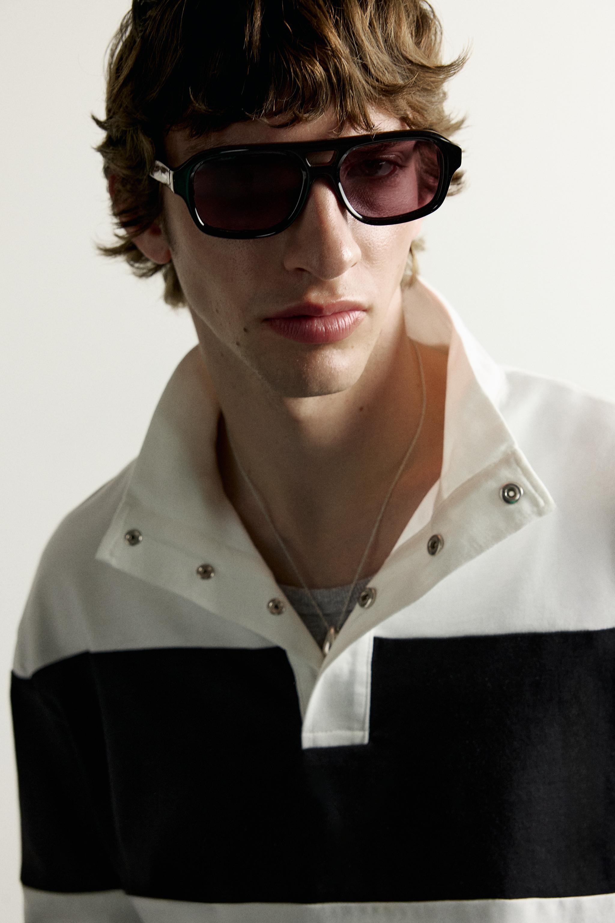 STRIPED RELAXED-FIT POLO